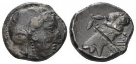 Persia (Achaemenidae), Mazakes. Satrap of Mesopotamia, 331-322 Tetradrachm circa 331-322, AR 23.5mm., 17.01g. Helmeted head of Athena r. Rev. Owl stan...