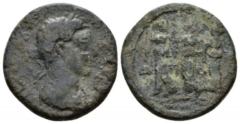 Macedonia, Apollonia Commodus, 177-192 Bronze 177-192, Æ 30mm., 19.44g. Laureate...