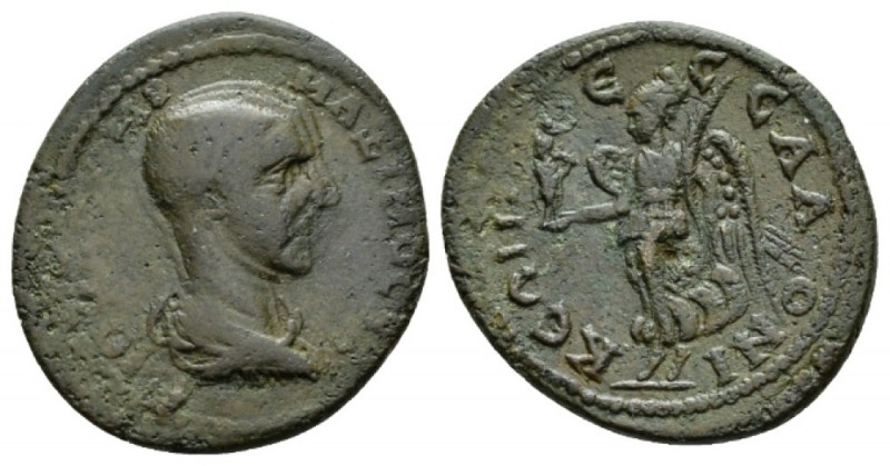 Macedonia, Thessalonica Maximus Caesar, 235-238 Bronze 235-238, Æ 26.5mm., 9.10g...