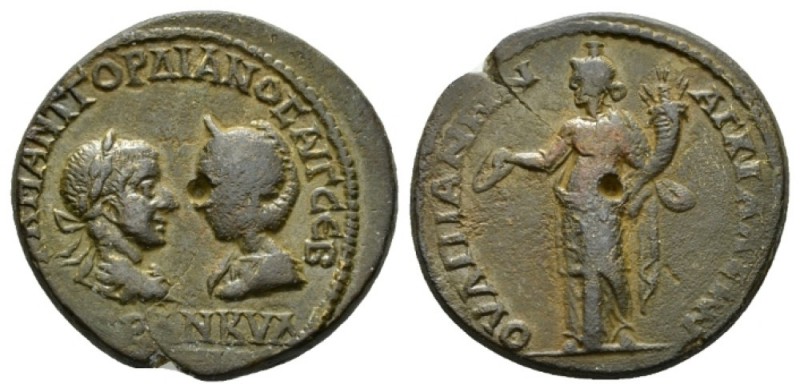 Thrace, Anchialus Gordian III, 238-244 Bronze 238-244, Æ 27mm., 11.20g. Laureate...