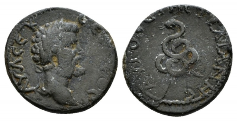 Thrace, Augusta Traiana Septimius Severus, 193-211 Bronze 193-211, Æ 18.5mm., 3....