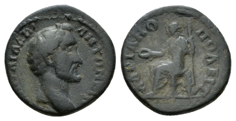 Thrace, Hadrianopolis Antoninus Pius, 138-161 Bronze 138-161, Æ 18mm., 3.60g. Ba...