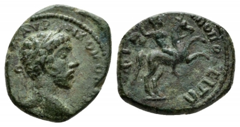 Thrace, Philippopolis Commodus, 177-192 Bronze 177-192, Æ 16.5mm., 5.35g. Laurea...