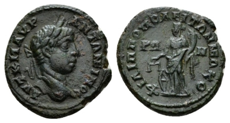 Thrace, Philippopolis Elagabalus, 218-222 Bronze 218-222, Æ 18.5mm., 4.12g. Laur...