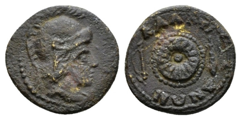 Moesia, Callatis Pseudo-autonomous issue Bronze I-II century, Æ 17mm., 2.85g. He...