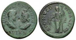 Moesia, Dionysopolis Gordian III, 238-244 Bronze 238-244, Æ 26.5mm., 10.69g. Laureate, draped and cuirassed bust of Gordian III r., facing draped bust...