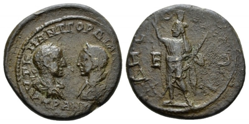 Moesia, Odessus Gordian III, 238-244 Bronze 238-244, Æ 26.5mm., 11.98g. Laureate...