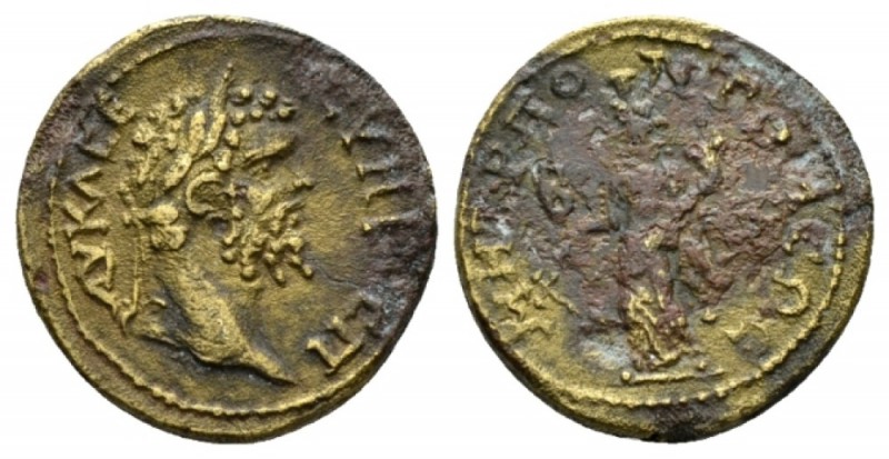 Moesia, Tomis Septimius Severus, 193-211 Bronze 193-211, Æ 20.5mm., 6.13g. Laure...