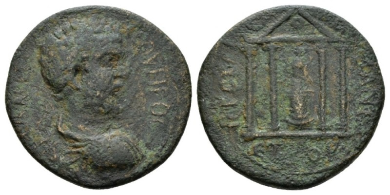 Lydia, Hierocaesarea Septimius Severus, 193-211 Bronze 193-211, Æ 29mm., 13.81g....