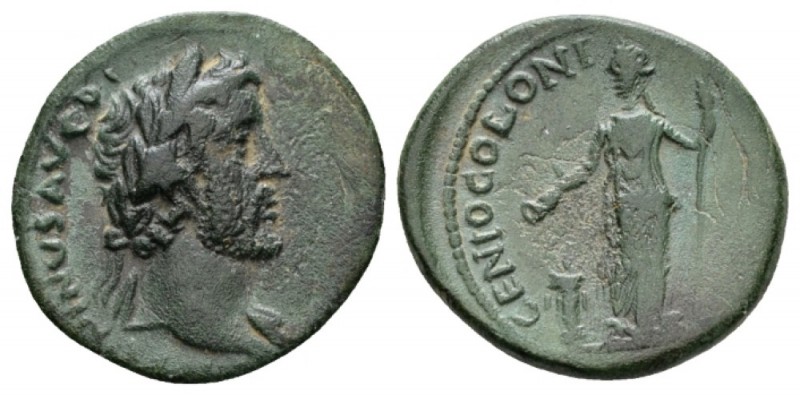 Pisidia, Antioch Antoninus Pius, 138-161 Bronze 138-161, Æ 25.5mm., 9.39g. Laure...