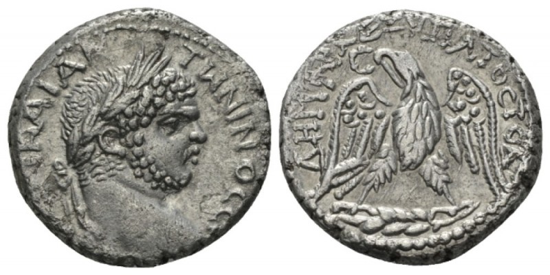 Cyprus, Cyprus Caracalla, 198-217 Tetradrachm 215-217, AR 25.5mm., 14.61g. Carac...