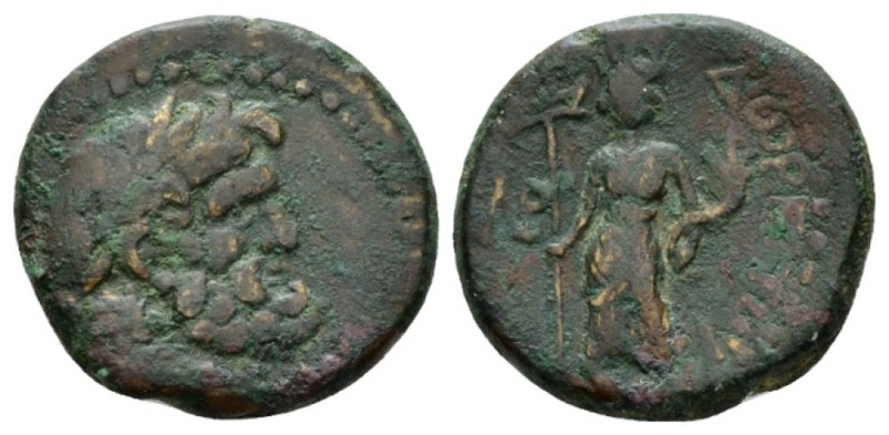 Phoenicia, Dora Pseudo-autonomous issue. Bronze 68-69, Æ 22.5mm., 11.36g. Laurea...