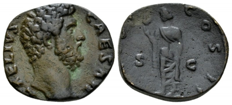 Aelius Caesar, 136-138 As 137, Æ 27.5mm., 12.52g. L AELIVS – CAESAR Bare head r....