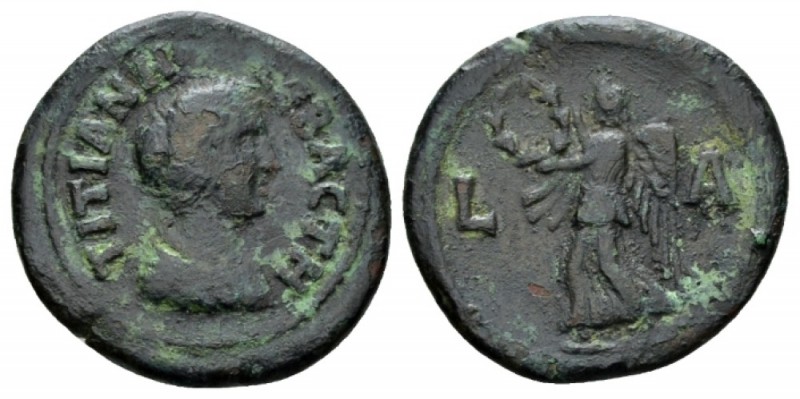 Titiana, wife of Pertinax Diobol Alexandria 193 (year 1), Æ 26.5mm., 7.12g. Drap...