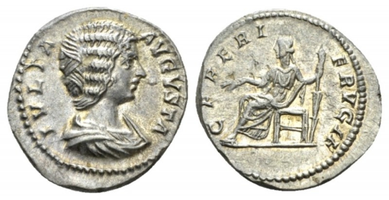 Julia Domna, wife of Septimius Severus Denarius circa 196 - 211, AR 18mm., 3.51g...