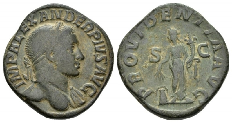 Severus Alexander, 222-235 Sestertius 231-235, Æ 28.5mm., 22.23g. IMP ALEXAN - D...