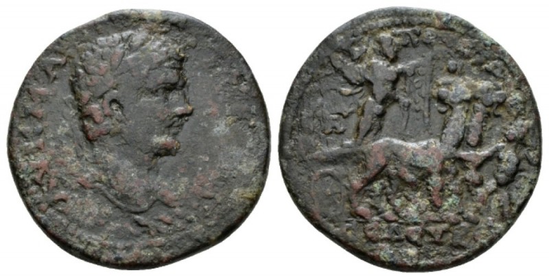 Cilicia, Seleucia ad Calycadnum Caracalla, 198-217 Bronze 198-217, Æ 29mm., 14.1...