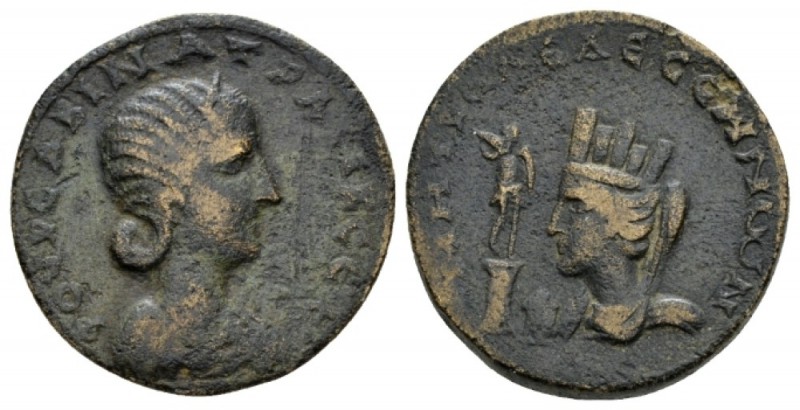 Mesopotamia, Edessa Tranquillina, wife of Gordian III Bronze 241-244, Æ 28mm., 1...