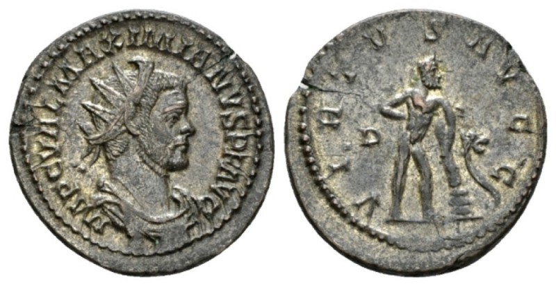 Maximianus Herculius, first reign 286-305 Antoninianus 286, billon 22.5mm., 4.39...