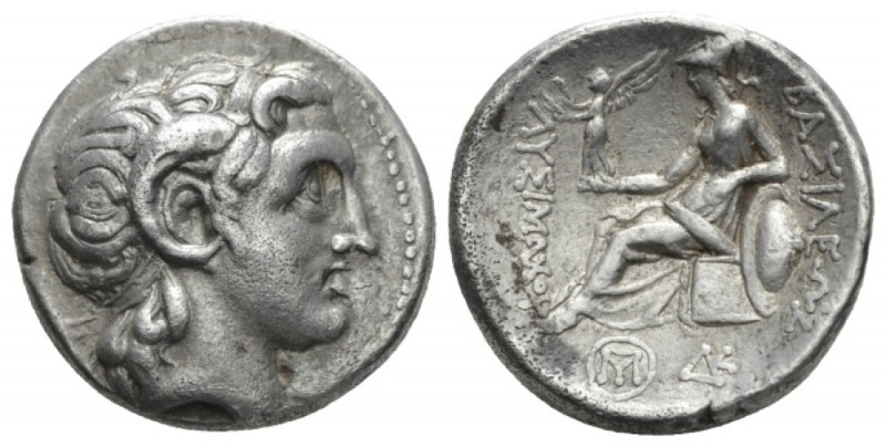 Kingdom of Thrace, Lysimachos, 305-281 Sardes Tetradrachm circa 297-287, AR 26.5...