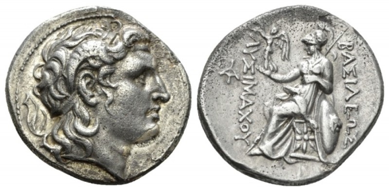 Kingdom of Thrace, Lysimachus 323 – 281 Alexandria Troas Tetradrachm circa 297-2...