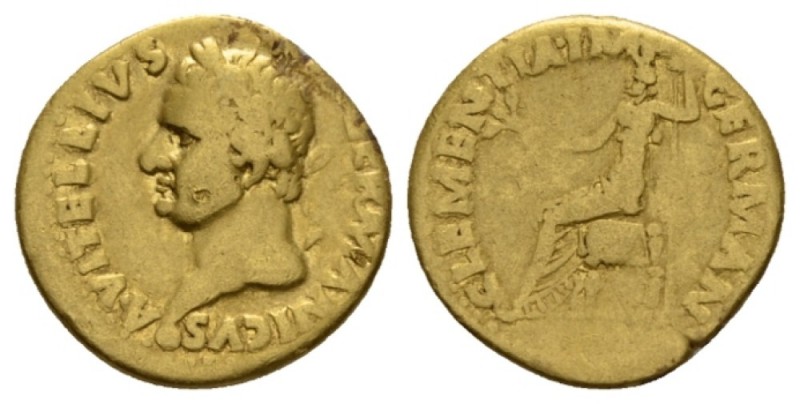 Vitellius, 69 Aureus Tarraco January-April 69, AV 19mm., 6.91g. A VITELLIVS – IM...