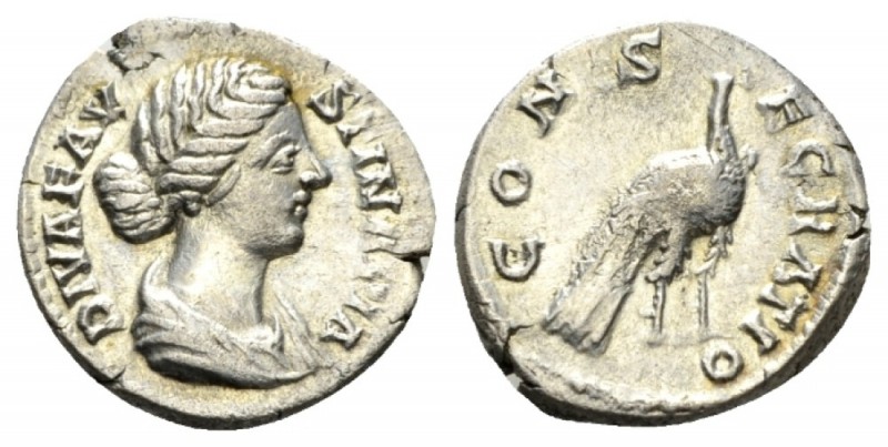 Faustina junior, daughter of Antoninus Pius and wife of Marcus Aurelius Denarius...