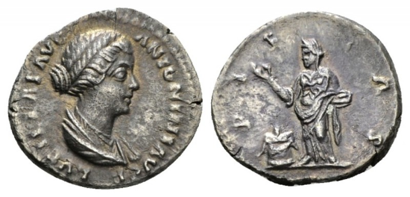 Lucilla, daughter of M. Aurelius and wife of Lucius Verus Denarius 164-182, AR 1...