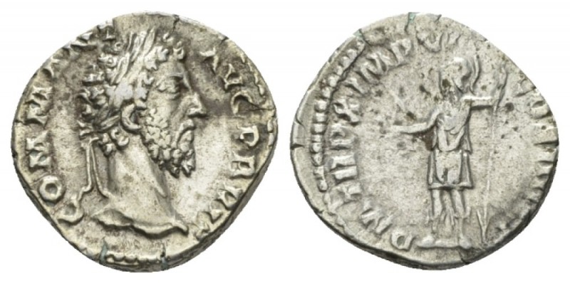 Commodus, 177-192 Denarius circa 184-185, AR 18.5mm., 2.94g. COMM ANT AVG P BRIT...