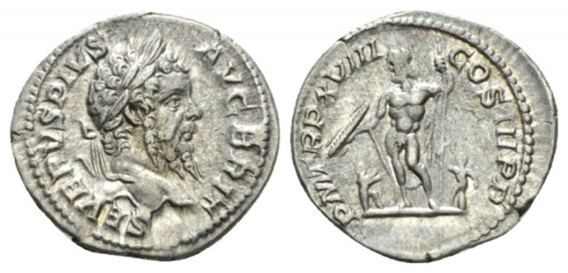 Septimius Severus, 193-211 Denarius circa 210, AR 20mm., 2.87g. SEVERVS PIVS AVG...