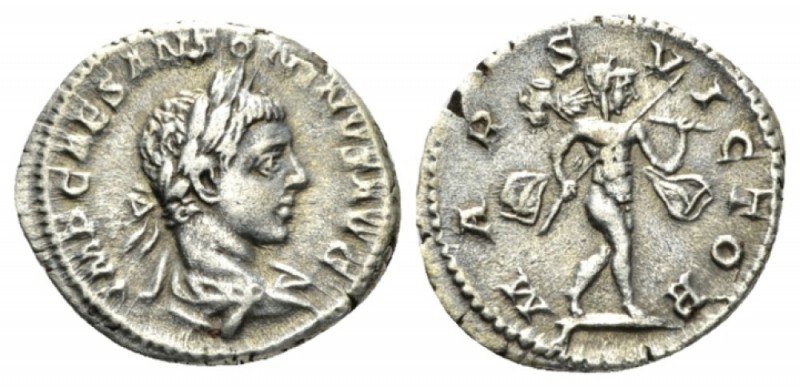 Elagabalus, 218-222 Denarius circa 219, AR 20.5mm., 3.36g. IMP CAES ANTONINVS AV...