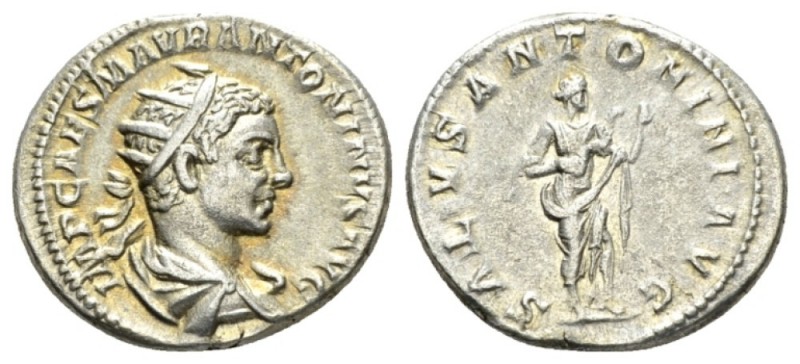 Elagabalus, 218-222 Antoninianus circa 222, AR 23.5mm., 6.03g. IMP CAES M AVR AN...