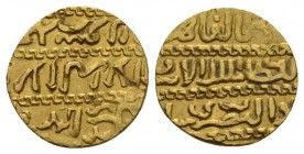 Egypt, al-Qahira (Cairo), Mamluks. al-Ashraf Sayf al-Din Barsbay. AH 825-841 / AD 1422-1438. Ashrafi AH 830 (AD 1426/7), AV 17.5mm., 3.39g. Balog, Mam...