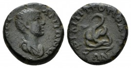 Thrace, Philippopolis Caracalla Caesar, 196-198. Bronze circa 196-198, Æ 17.5mm., 4.665g. M AVP ANTΩNEIN Bare-headed, draped and cuirassed bust r. Rev...
