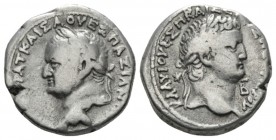 Syria, Seleucis and Pieria. Antioch Vespasian, 69-79 Tetradrachm circa 69-70 (year 2), AR 24.5mm., 14.35g. Laureate head of Vespasian l. Rev. Laureate...