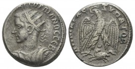 Syria, Seleucis and Pieria. Antioch Gordian III, 238-244 Tetradrachm circa 242, AR 24mm., 13.21g. Radiate, draped and cuirassed bust l. Rev. ΔΗΜΑΡΧ ΕΞ...