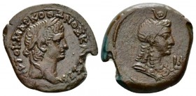 Egypt, Alexandria Otho, 15 January – mid April 69 Diobol circa 69, Æ 28mm., 8.37g. Laureate head r. Rev. Draped bust of Isis r.; in front, LA. RPC 536...