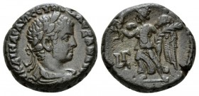 Egypt, Alexandria Severus Alexander, 222-235 Tetradracm circa 223-224 (year 3), billon 24mm., 12.95g. Laureate, draped and cuirassed bust r. Rev. Vict...