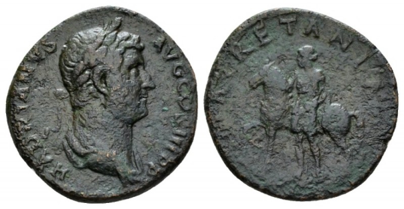 Hadrian, 117-138 As circa 134-138, Æ 25.5mm., 8.17g. HADRIANVS – AVG COS III P P...