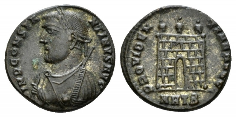 Constantine I, 307-337 Follis Heraclea circa 317, Æ 18.5mm., 3.36g. Laureate bus...