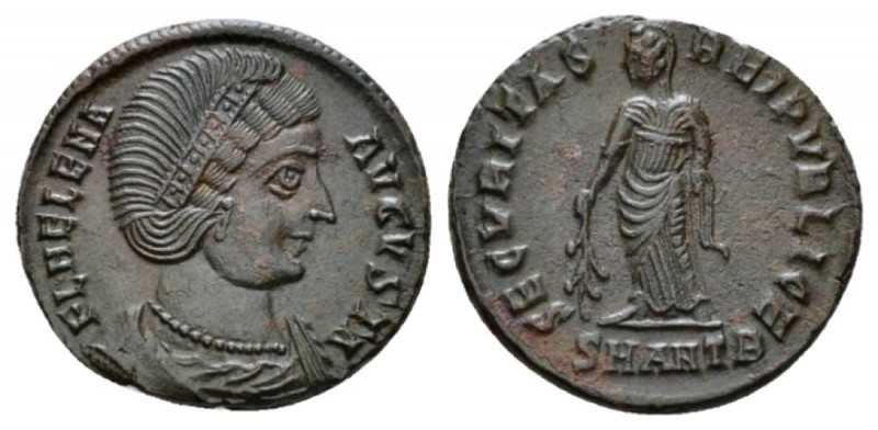 Helena, mother of Constantine Æ3 Heraclea circa 327-328, Æ 20mm., 3.58g. Diademe...