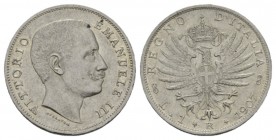 Italy, Savoia Roma, Vittorio Emanuele III, 1900-1946. Lira 1907, AR 23.5mm., 5.00g. Lira 1907. Pagani 767. MIR 1145e. Spl

Extremely Fine.

Ex NAC...