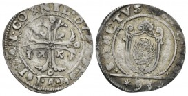 Italy, Venezia, Giovanni II Corner Doge CXI, 1709-1722 Quarto di scudo della croce ( 1709-1722, AR 29mm., 7.80g. Sigle AM. IOANNES•CORNELIO•DVX•VEN Ti...