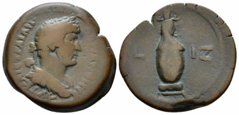 Egypt, Alexandria Hadrian, 117-138 Hemidrachm circa 132-133 (year 17), Æ 25.5mm....