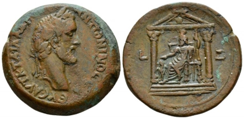 Egypt, Alexandria Antoninus Pius, 138-161 Drachm circa 143-144 (year 7), Æ 34mm....