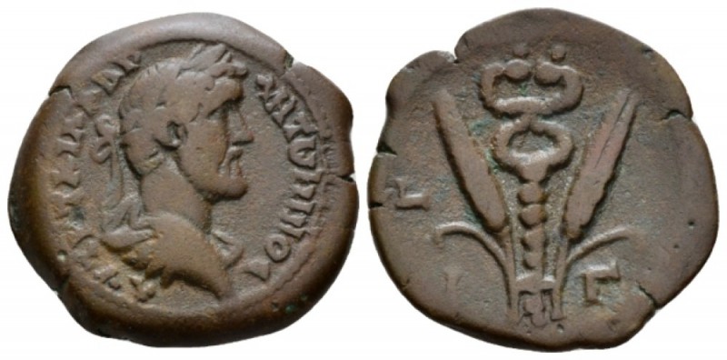 Egypt, Alexandria Antoninus Pius, 138-161 Diobol circa 149-150 (year 13), Æ 23.5...