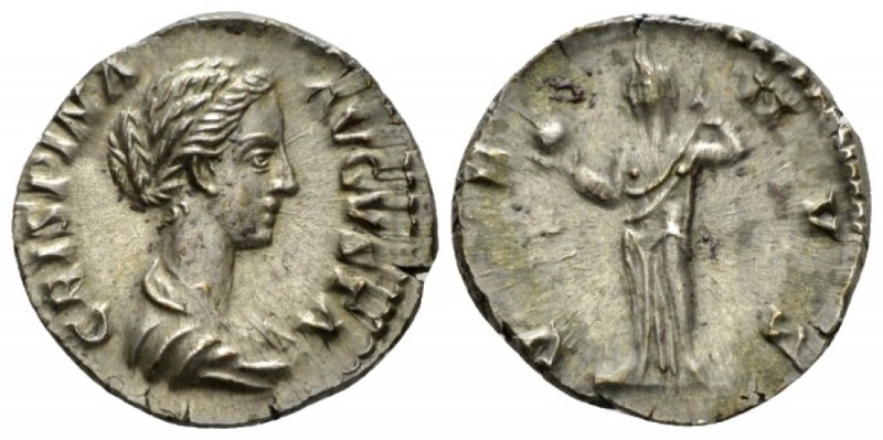 Crispina, wife of Commodus Denarius circa 178-192, AR 18mm., 3.06g. CRISPINA AVG...