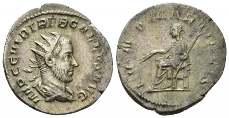 Trebonianus Gallus, 251-253 Antoninianus Antioch circa 251-253, AR 22.5mm., 3.14...