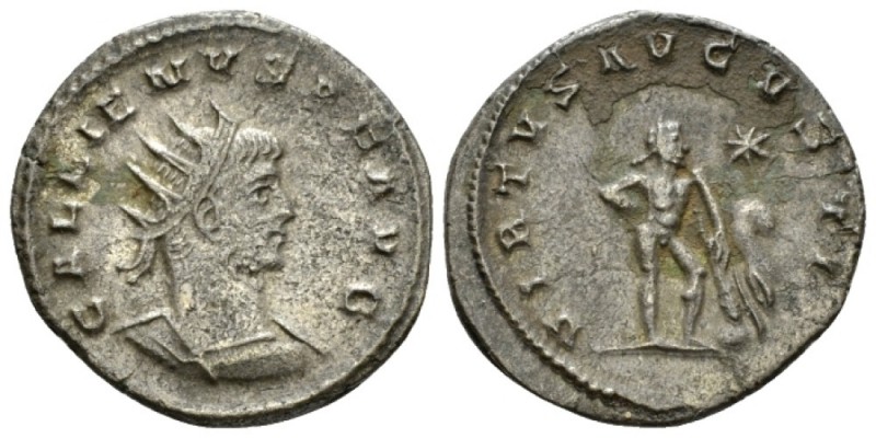 Gallienus, 253-268 Antoninianus Antioch circa 267, AR 20.5mm., 3.39g. Radiate an...