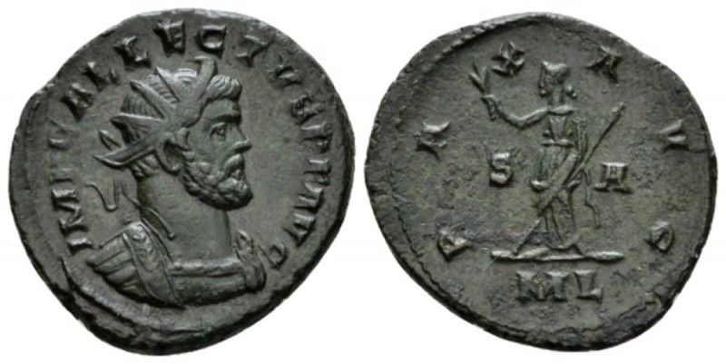 Allectus, 293-296 Antoninianus Londinium circa, Æ 21.5mm., 4.05g. IMP C ALLECTVS...